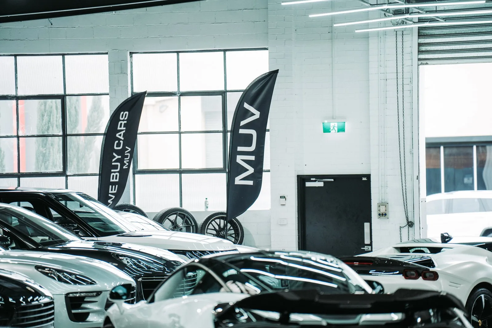 Used car showroom floor at Melbourne Used