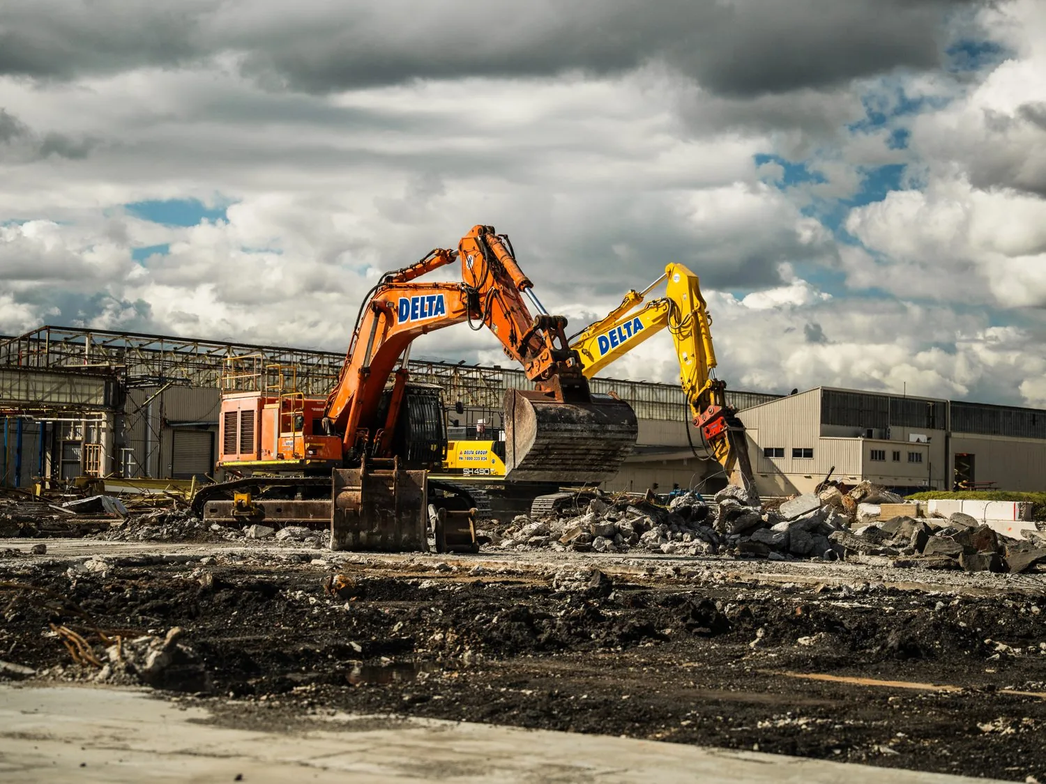 Clayton Business Park demolition