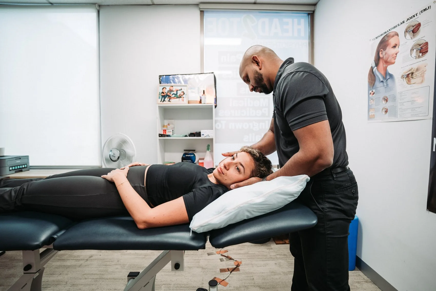 Medical and healthcare content shoot at a Melbourne physiotherapy clinic by Strum Media