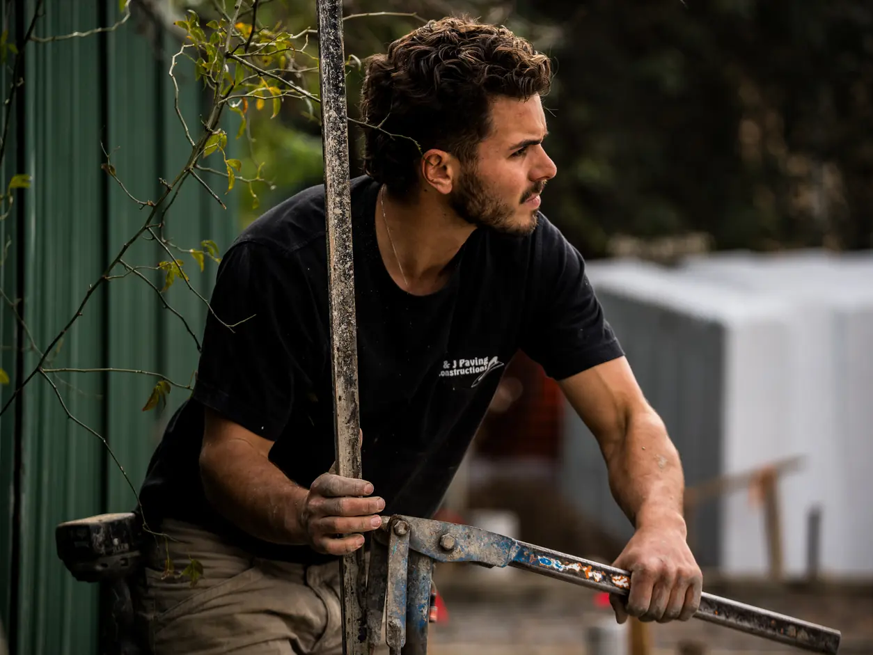 MERCS Projects team member at work on site